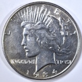 1934 PEACE DOLLAR, AU