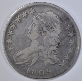 1809 BUST HALF DOLLAR FINE