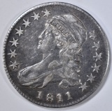 1811 BUST HALF DOLLAR XF