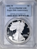 2006-W AMERICAN SILVER EAGLE PCGS  PR-69 DCAM