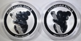 2-2020 ONE OUNCE SILVER AUSTRALIA KOALA COINS