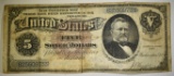 1886 $5 SILVER CERTIFICATE