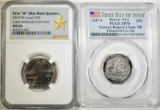 LOT OF 2 GRADED QUARTERS: