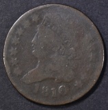 1810 HALF CENT  GOOD