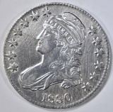 1830 BUST HALF DOLLAR  CH AU  CLEANED