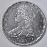 1837 BUST HALF DOLLAR  AU