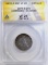 1875-S 20 CENT PIECE ANACS VF-25 CORRODED, CLEANED
