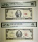 2-1963 $2.00 RED SEAL NOTES PMG-66 EPQ