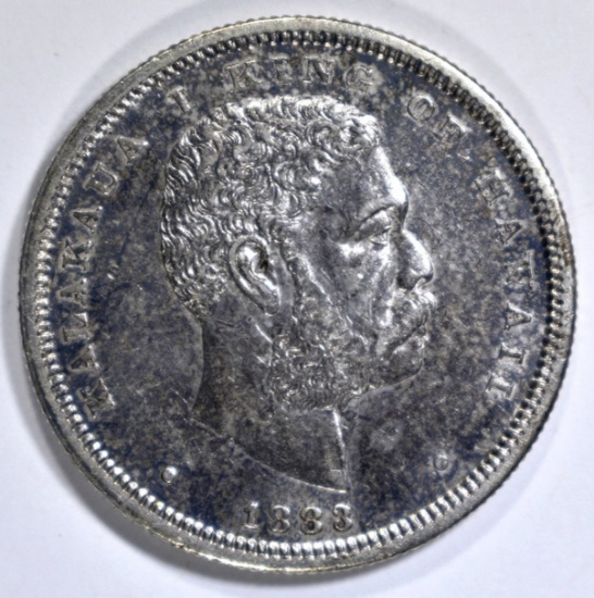 1883 HAWAII HALF DOLLAR AU/BU