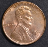 1931-S LINCOLN CENT  CH BU RB
