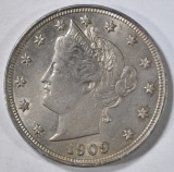 1909 LIBERTY NICKEL  BU