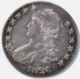 1826 BUST HALF DOLLAR CH AU