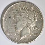 1921 PEACE DOLLAR, FINE