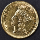 1854 $3 GOLD AU