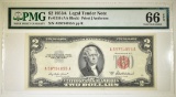 1953A $2.00 RED SEAL NOTE, PMG-66 EPQ