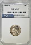 1950-D JEFFERSON NICKEL, PCI SUPERB GEM BU