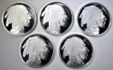 5-2016 1-Oz .999 SILVER BUFFALO/INDIAN ROUNDS