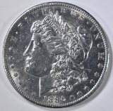 1886-S MORGAN DOLLAR, AU/BU