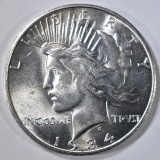 1934-S PEACE DOLLAR, CH/GEM BU