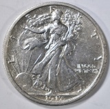 1917 WALKING LIBERTY HALF DOLLAR  BU