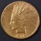 1911-D $10 GOLD INDIAN  CH AU