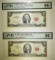 2-1963 $2.00 RED SEAL NOTES, PMG-66 EPQ