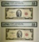 2-1953C $2 RED SEAL STAR NOTES PMG-53 EPQ