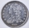 1831 CAPPED BUST QUARTER AU/BU NICE