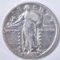 1921 STANDING LIBERTY QUARTER VF/XF