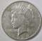 1934-D PEACE DOLLAR, XF