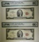 2-1963 $2.00 RED SEAL NOTES, PMG-66 EPQ