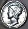 1936 MERCURY DIME PROOF