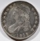 1818 BUST HALF DOLLAR CH AU LIGHT CLEANING