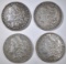 4-CIRC MORGAN DOLLARS: