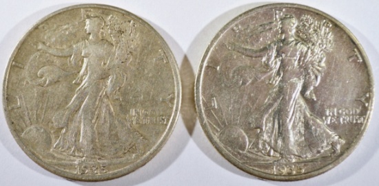 1935-D,S WALKING LIBERTY HALVES XF