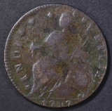 1787 CONNECTICUT BUST LEFT  VF