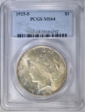 1925-S PEACE DOLLAR  PCGS MS-64