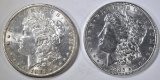 1881-S & 1885 MORGAN DOLLARS  CH BU