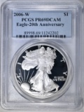 2006-W AMERICAN SILVER EAGLE PCGS  PR-69 DCAM