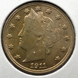 1911 LIBERTY NICKEL AU