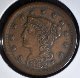 1852 LARGE CENT  AU