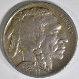 1924-D BUFFALO NICKEL, VF/XF