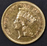 1878 $3 GOLD AU