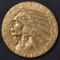 1911-D $5 GOLD INDIAN  NICE AU