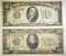 1934A $10 & $20 FEDERAL RESERVE STAR NOTES