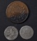 1864 2 CENT VF, 1851 & 53 3 CENT SILVER