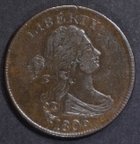 1806 HALF CENT  XF/AU