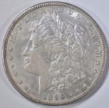 1886-S MORGAN DOLLAR, AU/ BU