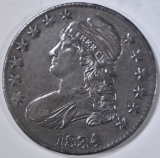 1834 BUST HALF DOLLAR, AU
