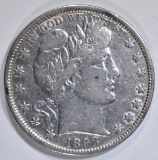 1898 BARBER HALF, XF